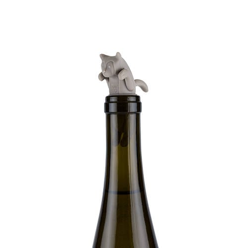 Bottle Stop- Grey Cat