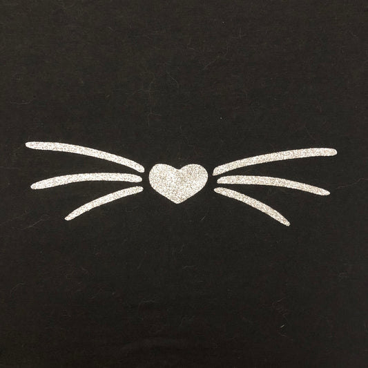 Women's Whisker T-Shirt- Silver Whisker