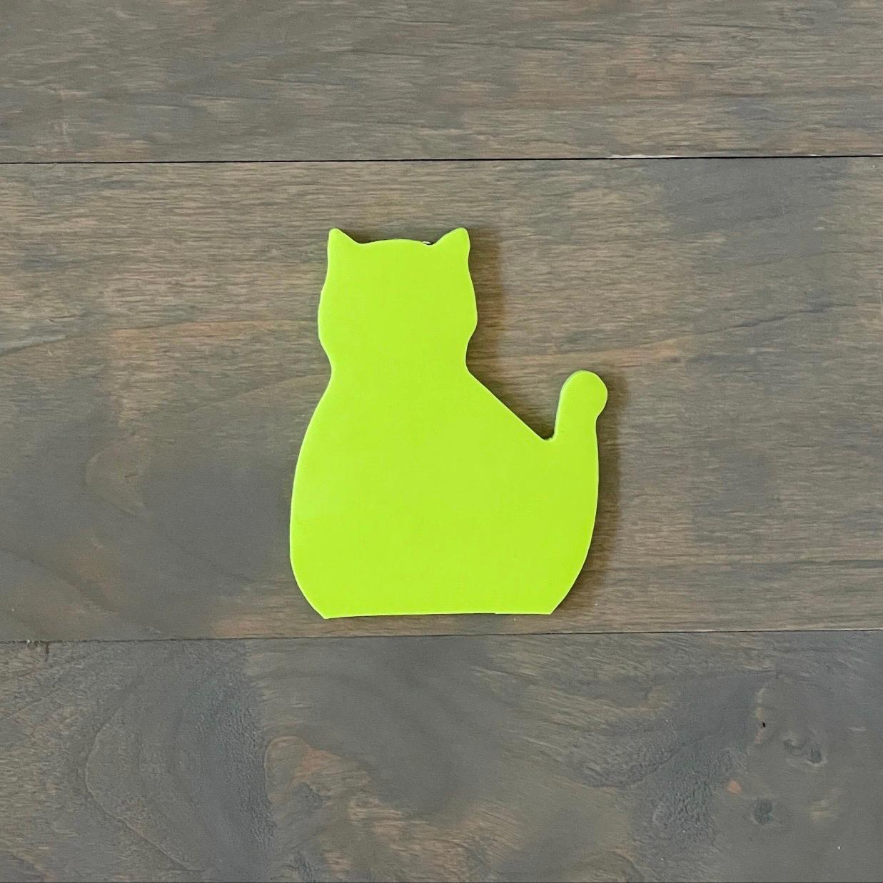 Adhesive Cat Notes