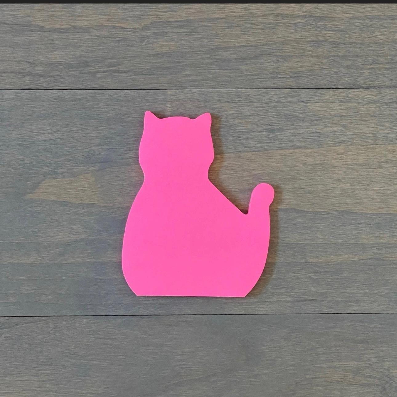 Adhesive Cat Notes